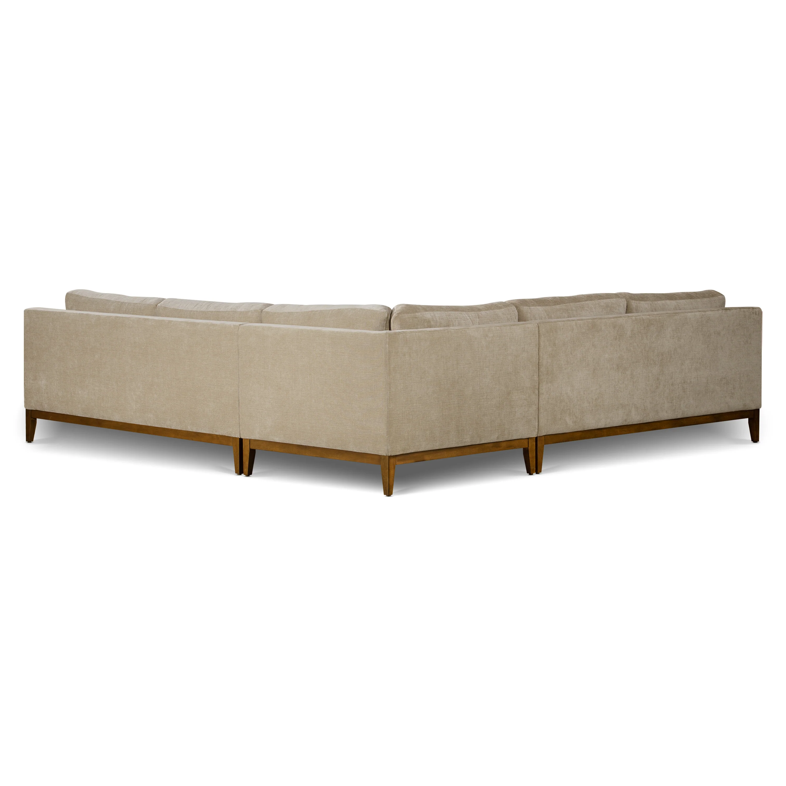 Zyon 116" Corner Sectional | Canvas Brown - Image 8