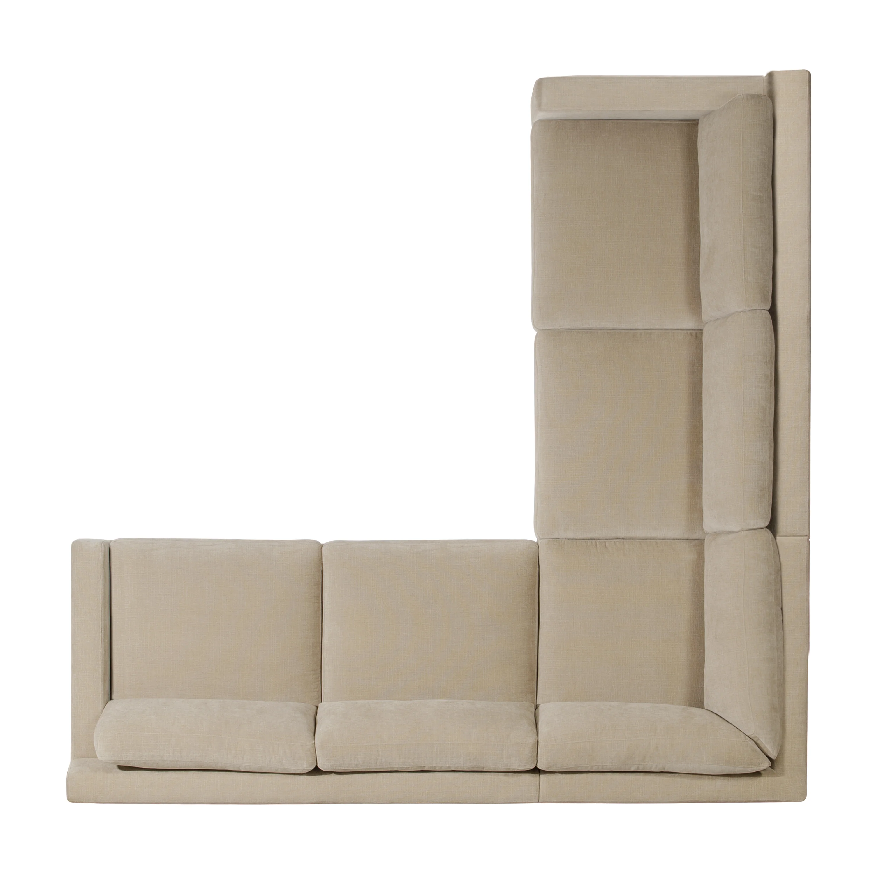 Zyon 116" Corner Sectional | Canvas Brown - Image 9