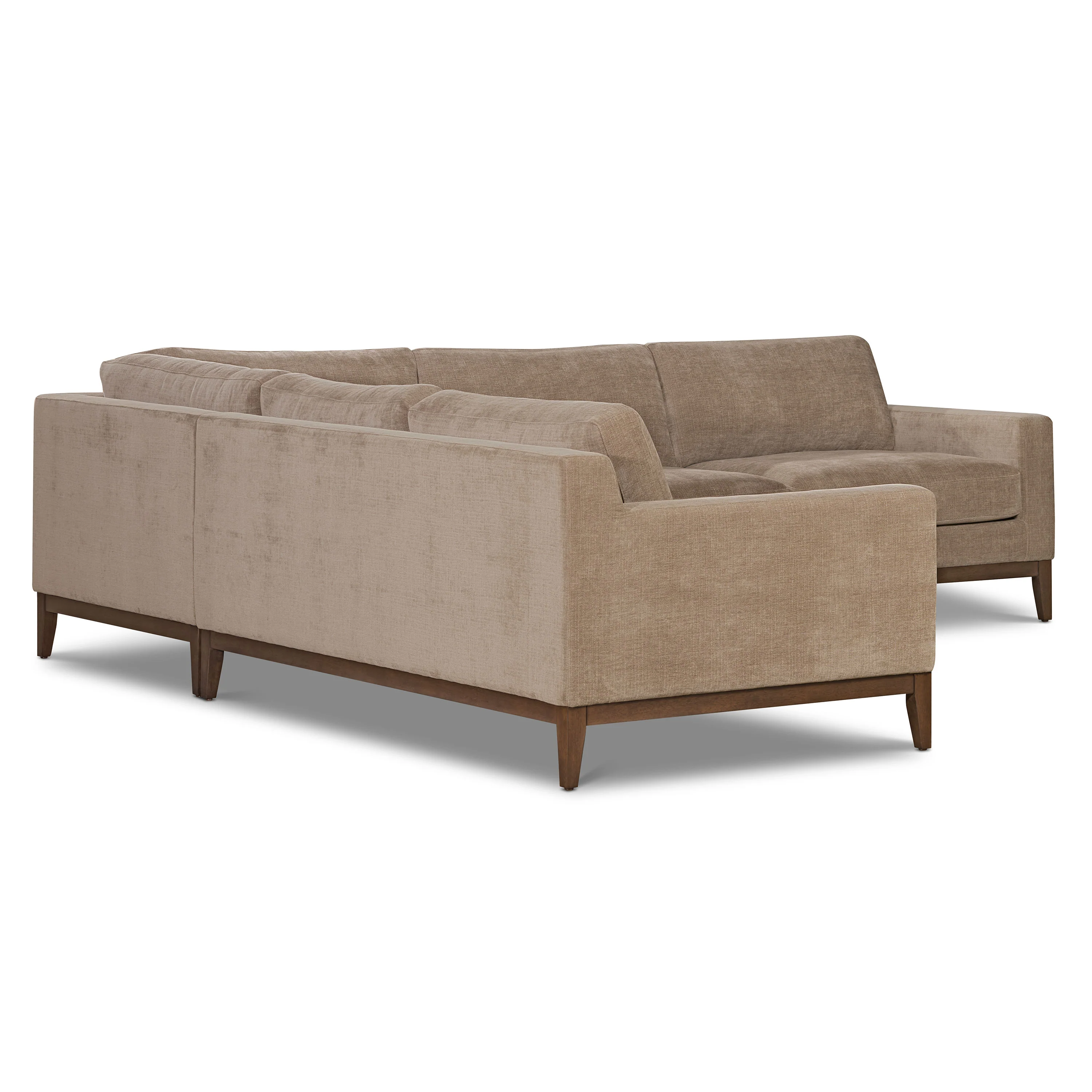 Zyon 116" Corner Sectional | Clove Brown - Image 5