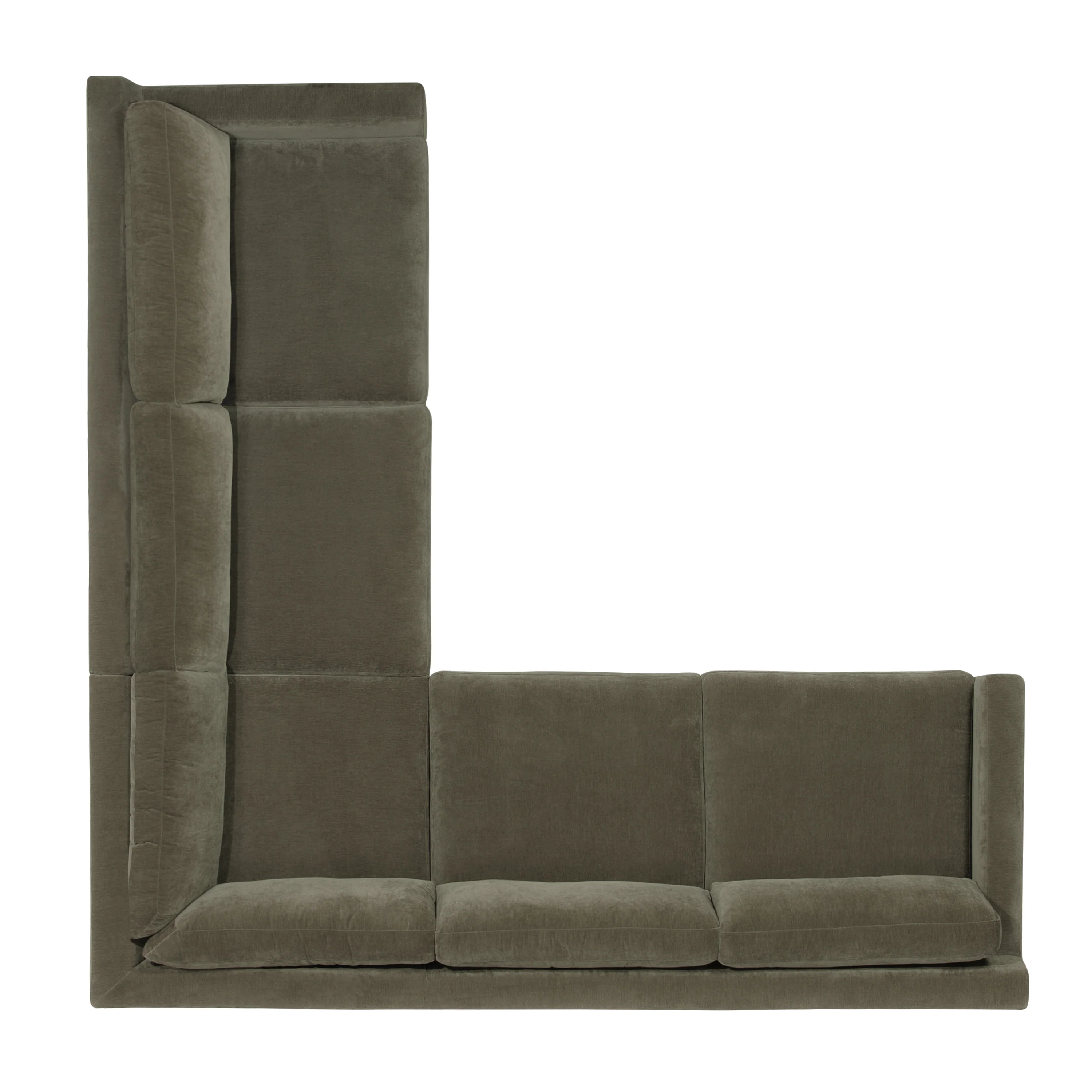 Zyon 116" Corner Sectional | Lume Green - Image 9