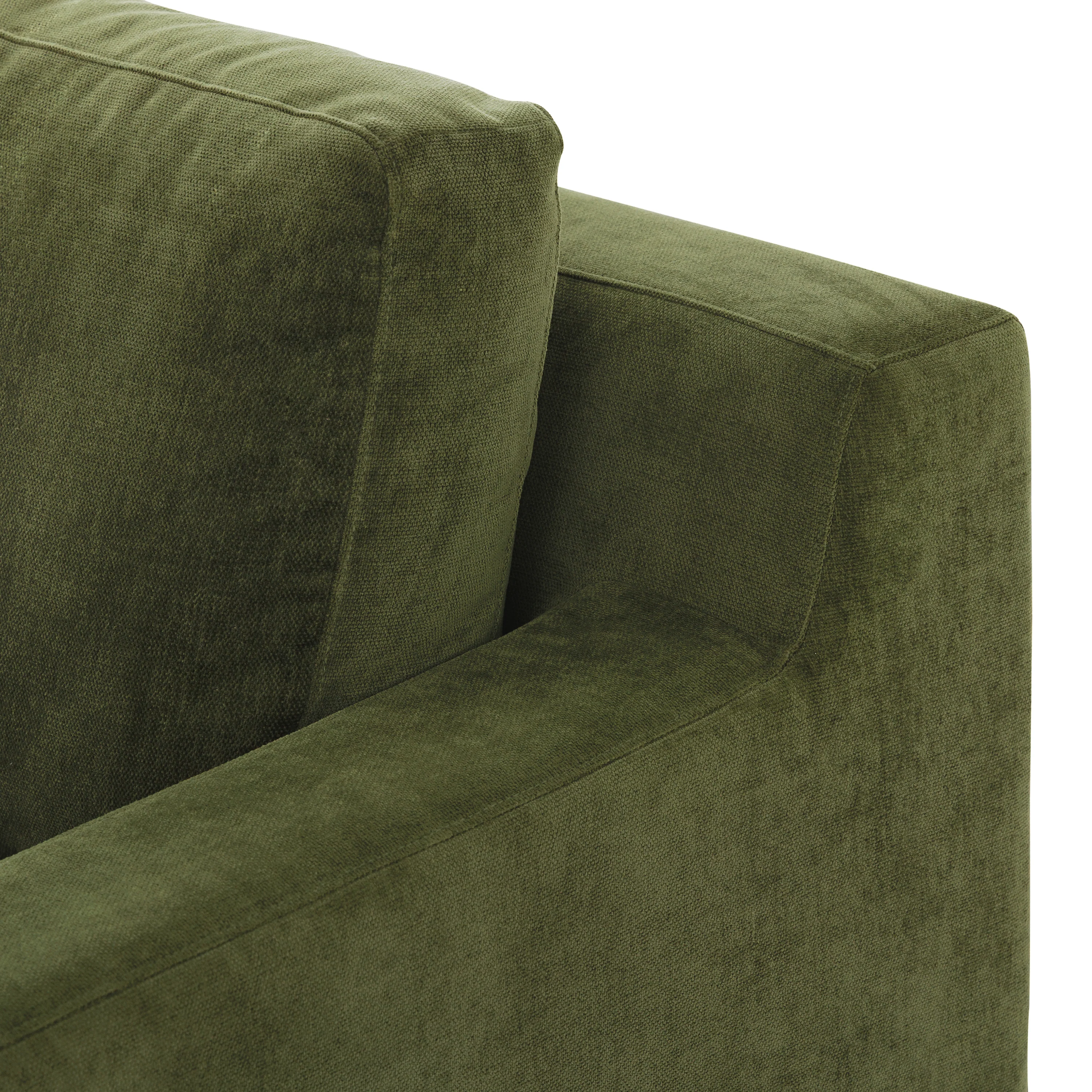 Zyon 75" Apartment Sofa | Distressed Green Velvet - Image 12