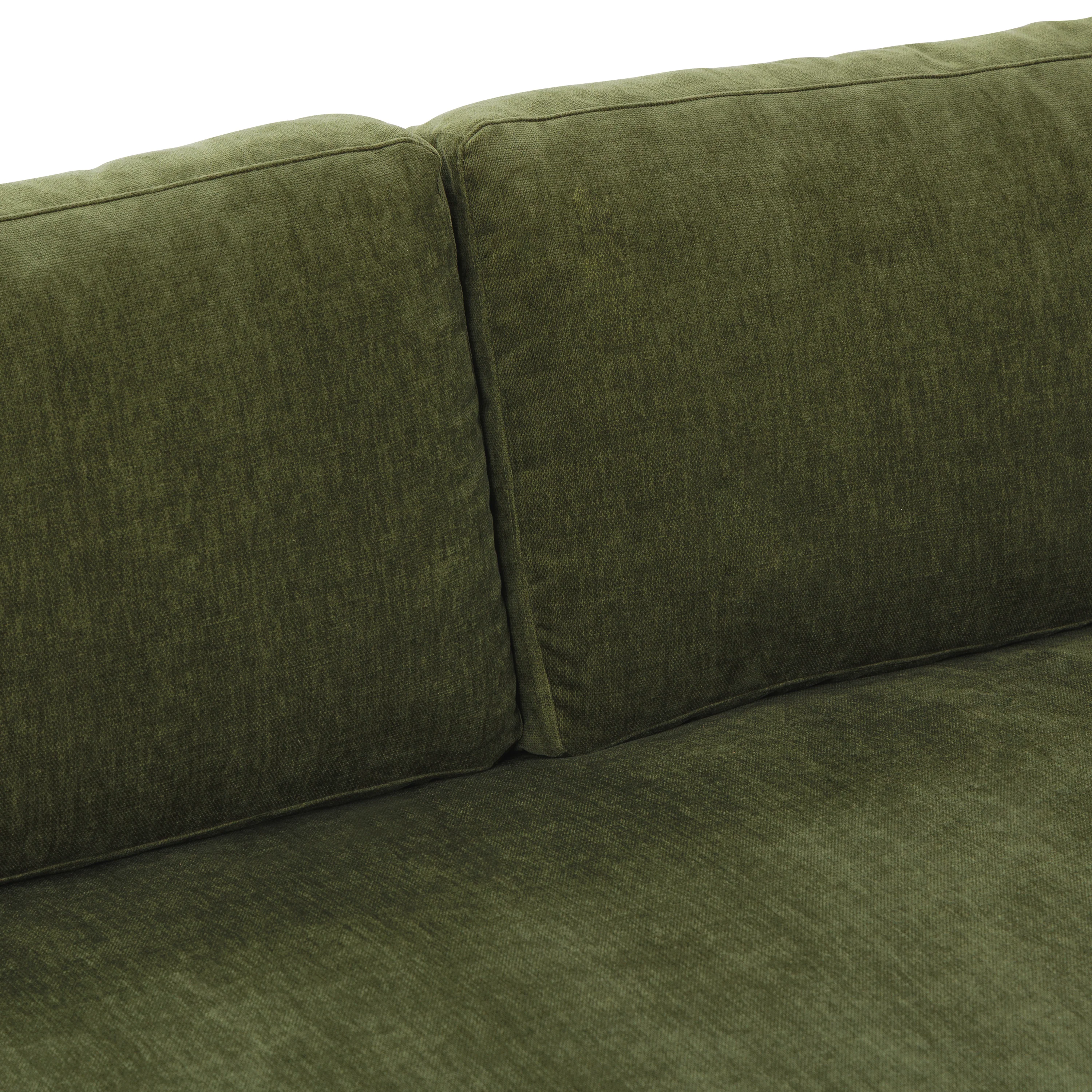 Zyon 75" Apartment Sofa | Distressed Green Velvet - Image 14