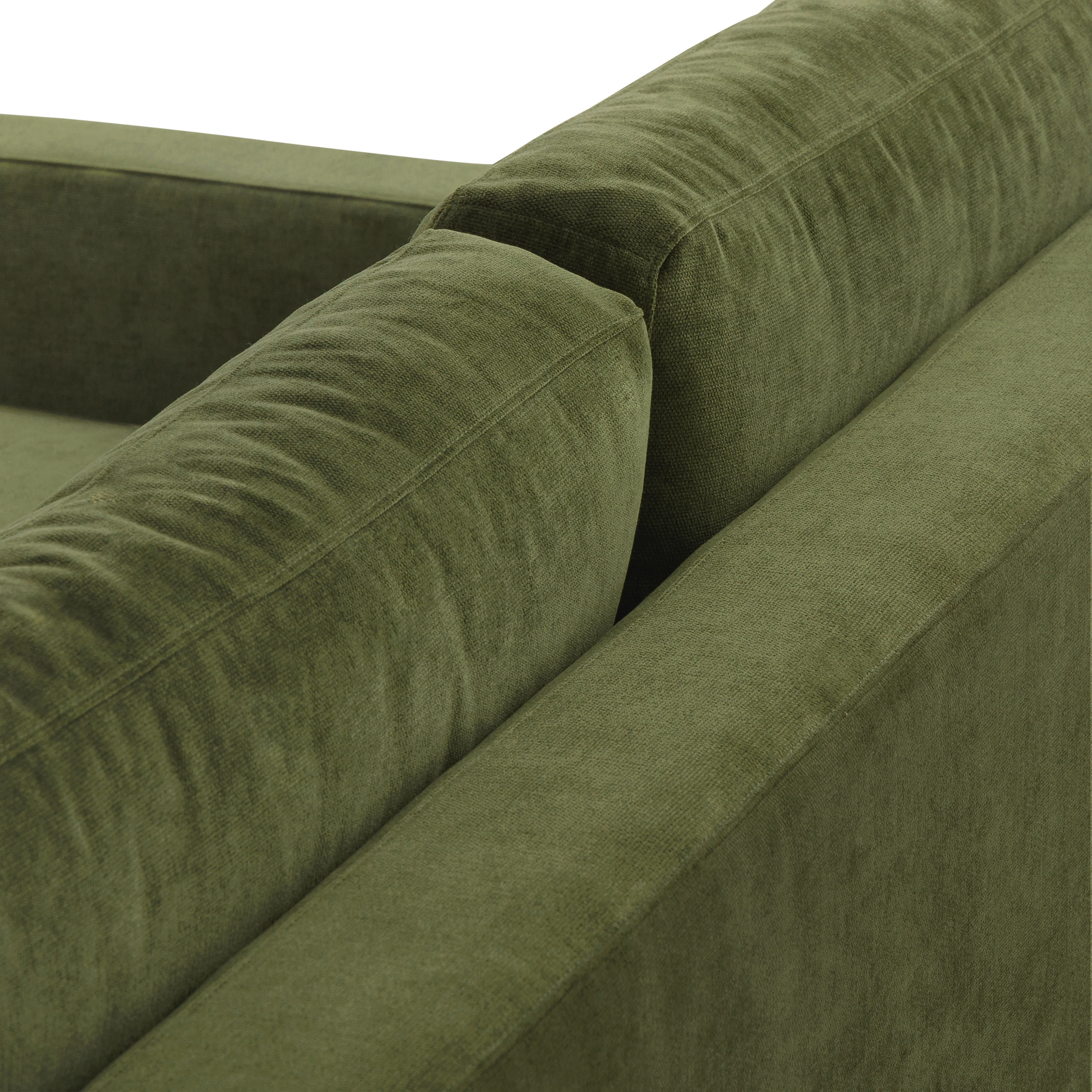 Zyon 75" Apartment Sofa | Distressed Green Velvet - Image 15