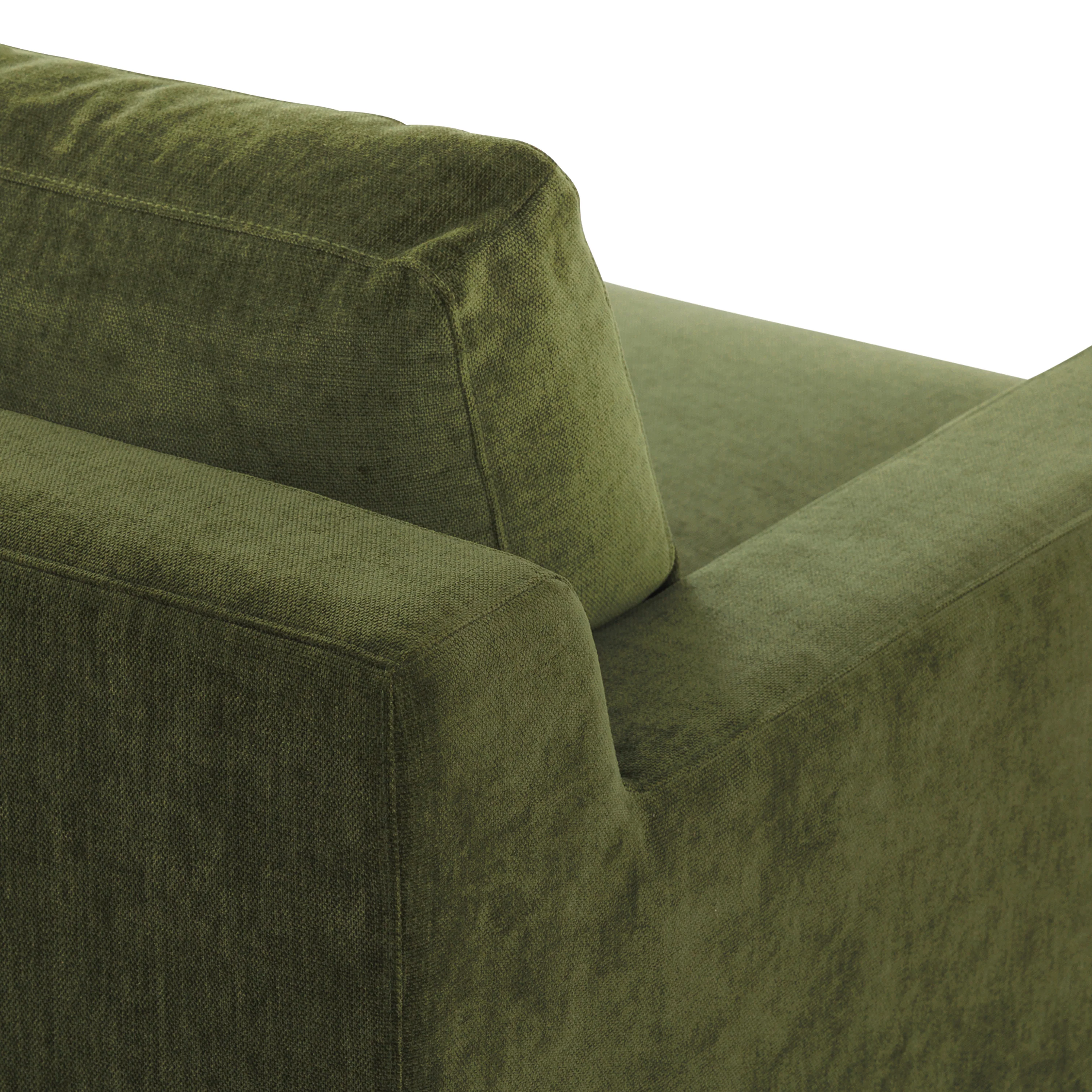 Zyon 75" Apartment Sofa | Distressed Green Velvet - Image 16