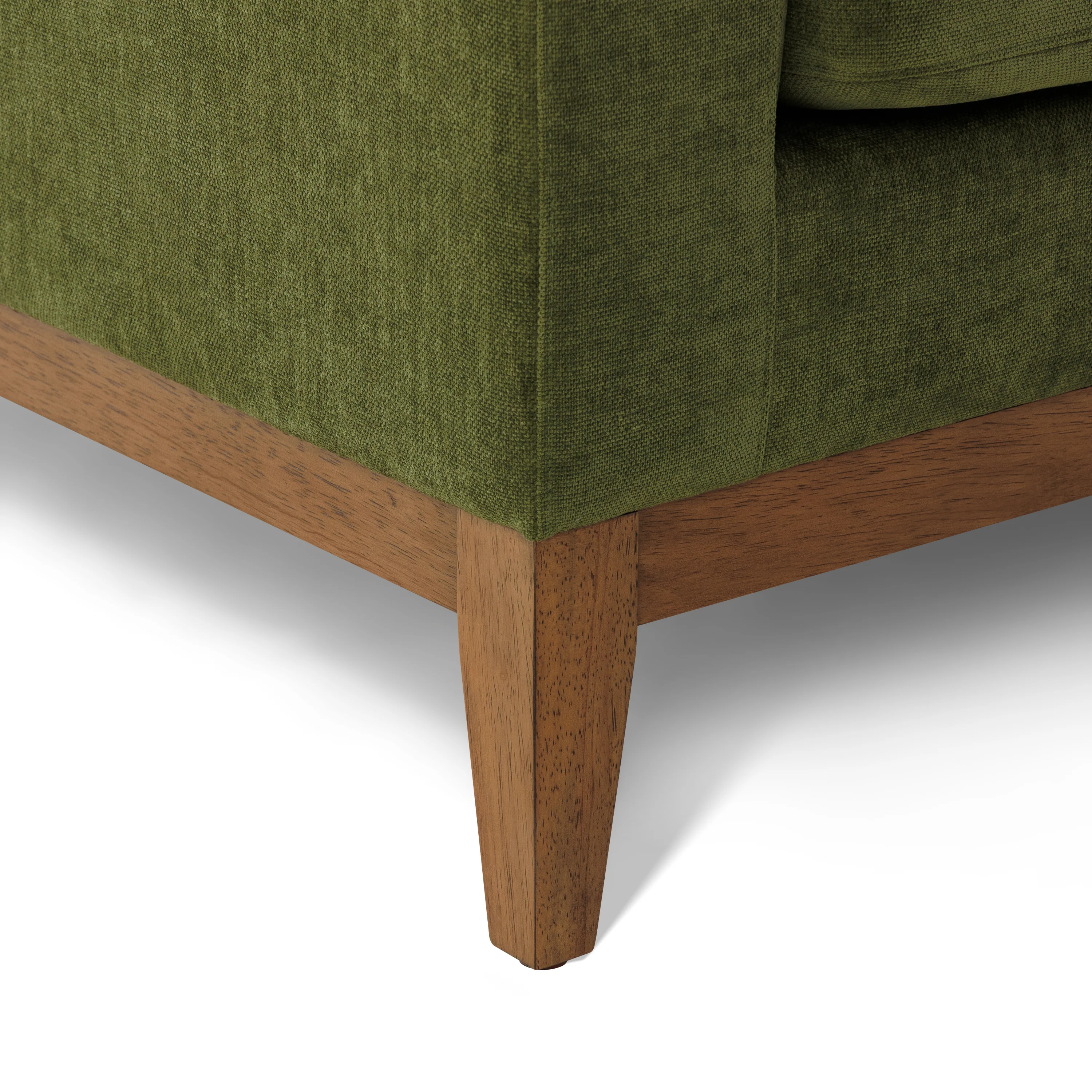 Zyon 75" Apartment Sofa | Distressed Green Velvet - Image 17