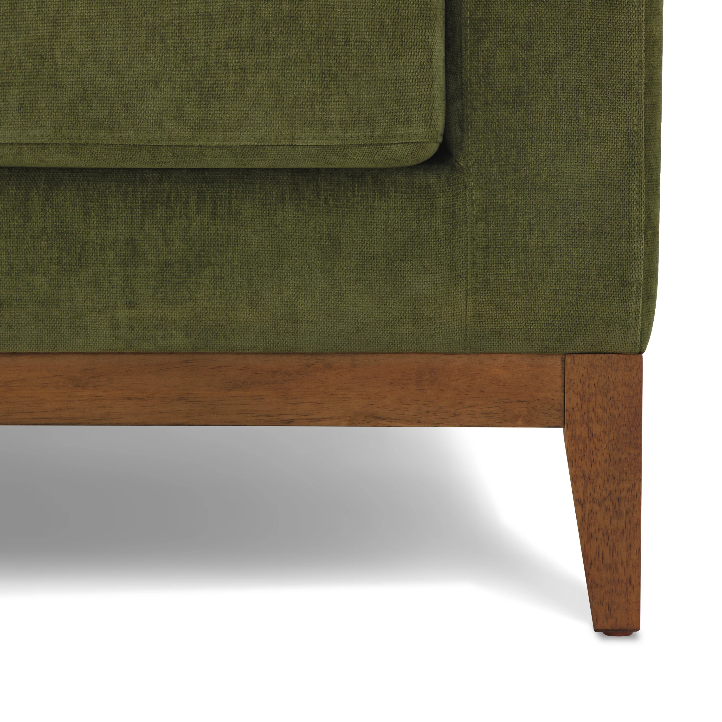 Zyon 75" Apartment Sofa | Distressed Green Velvet - Image 18