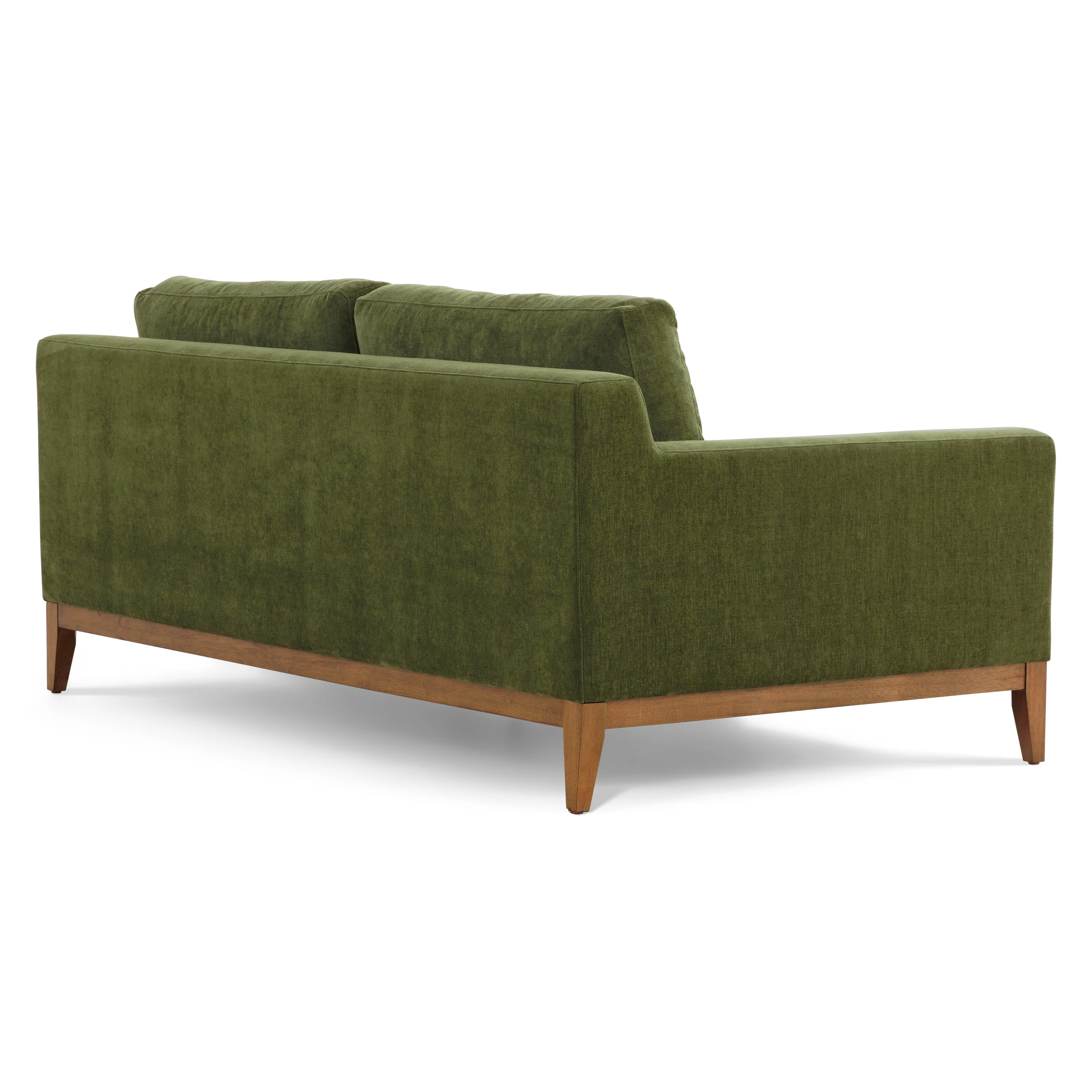 Zyon 75" Apartment Sofa | Distressed Green Velvet - Image 6