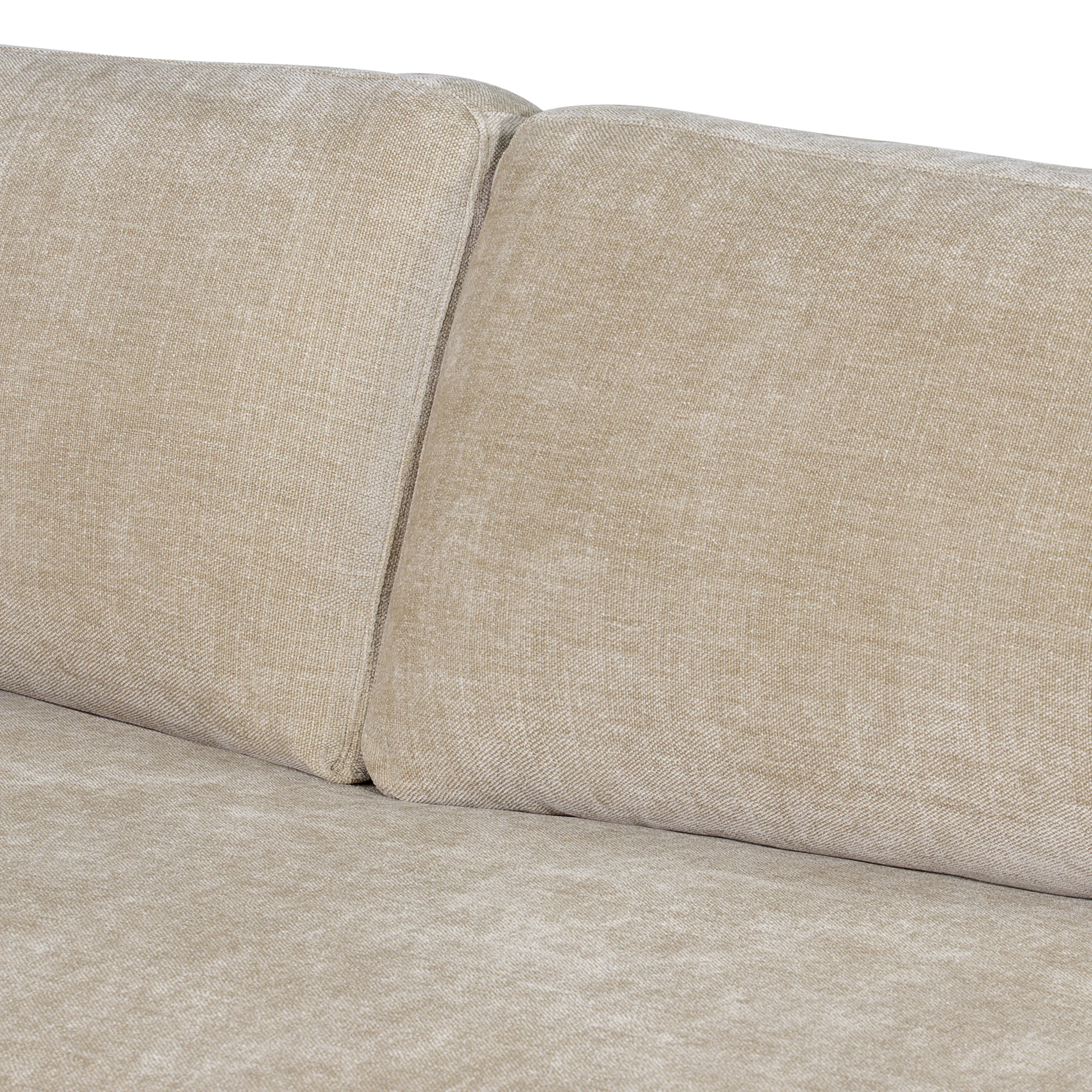 Zyon 90" Fabric Sofa | Canvas Brown - Image 10