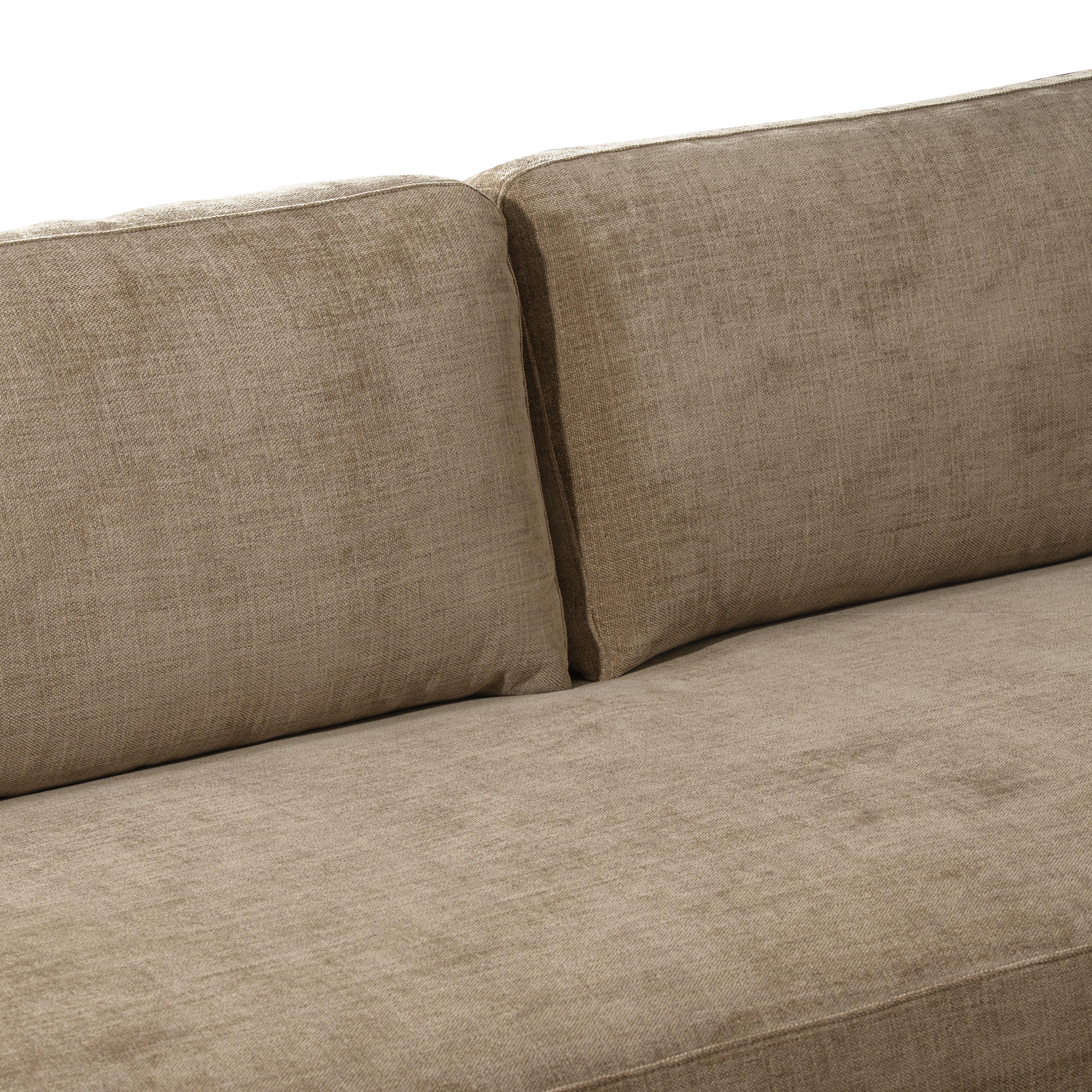 Zyon 90" Fabric Sofa | Clove Brown - Image 15