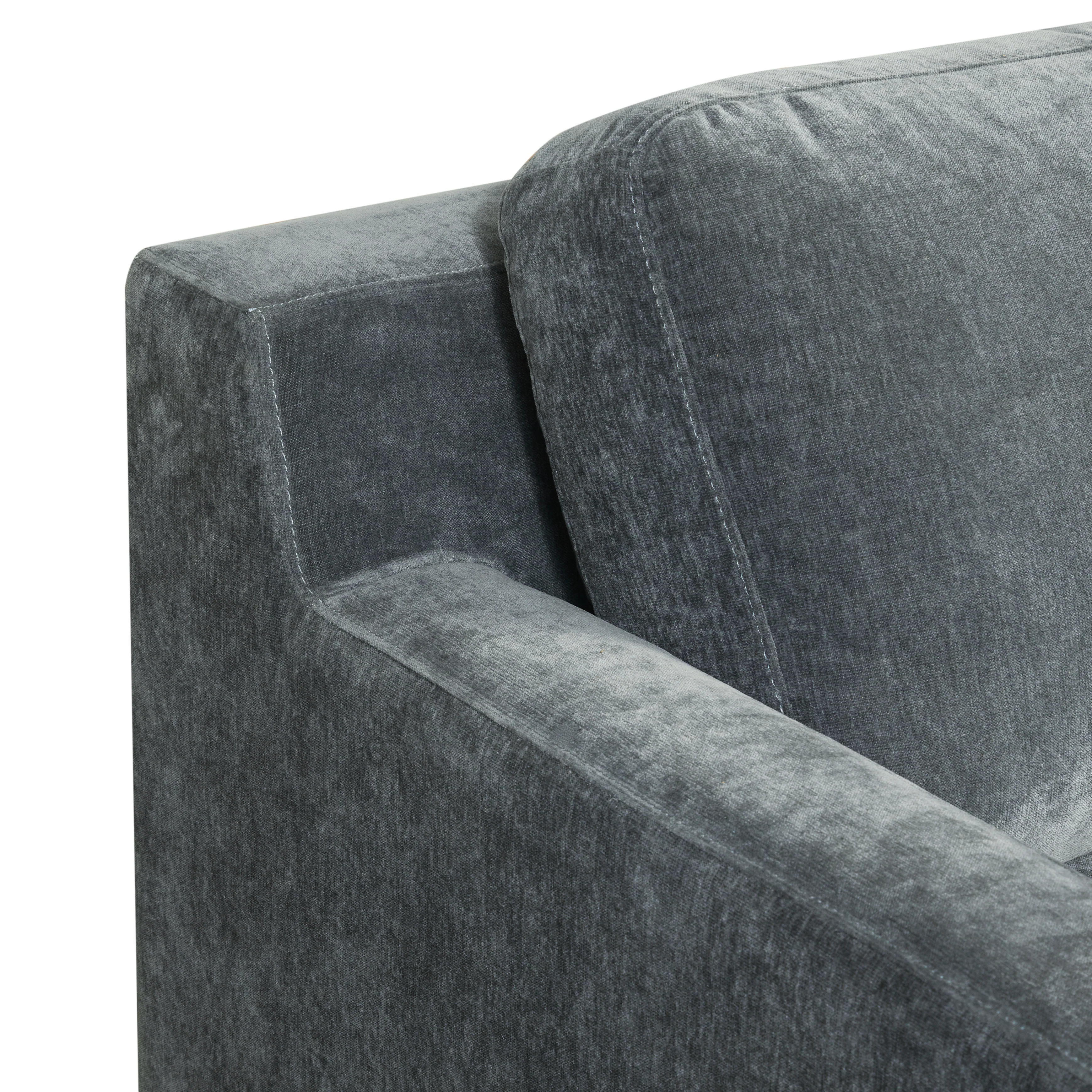 Zyon Velvet Sofa | Boreal Blue - Image 10