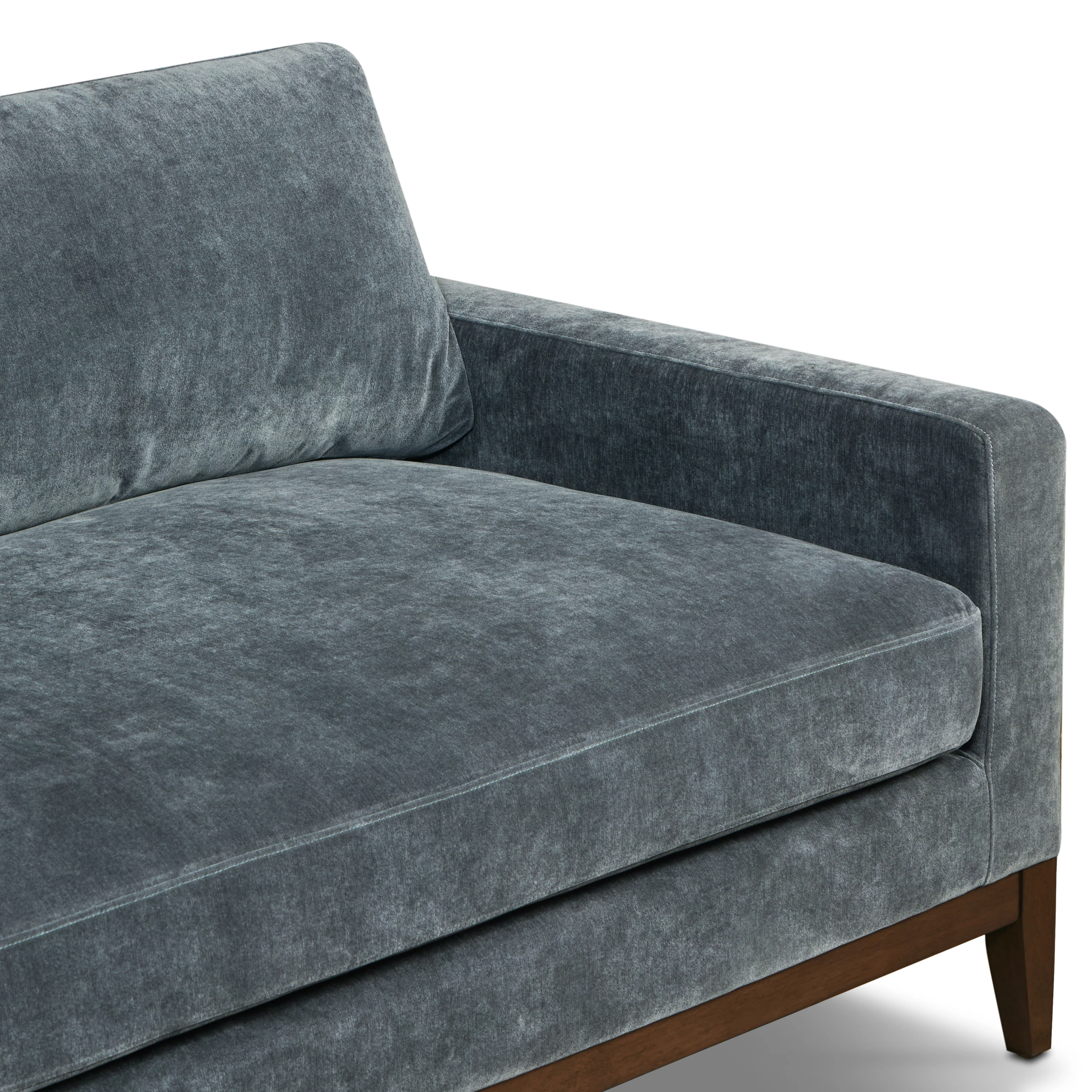Zyon Velvet Sofa | Boreal Blue - Image 12