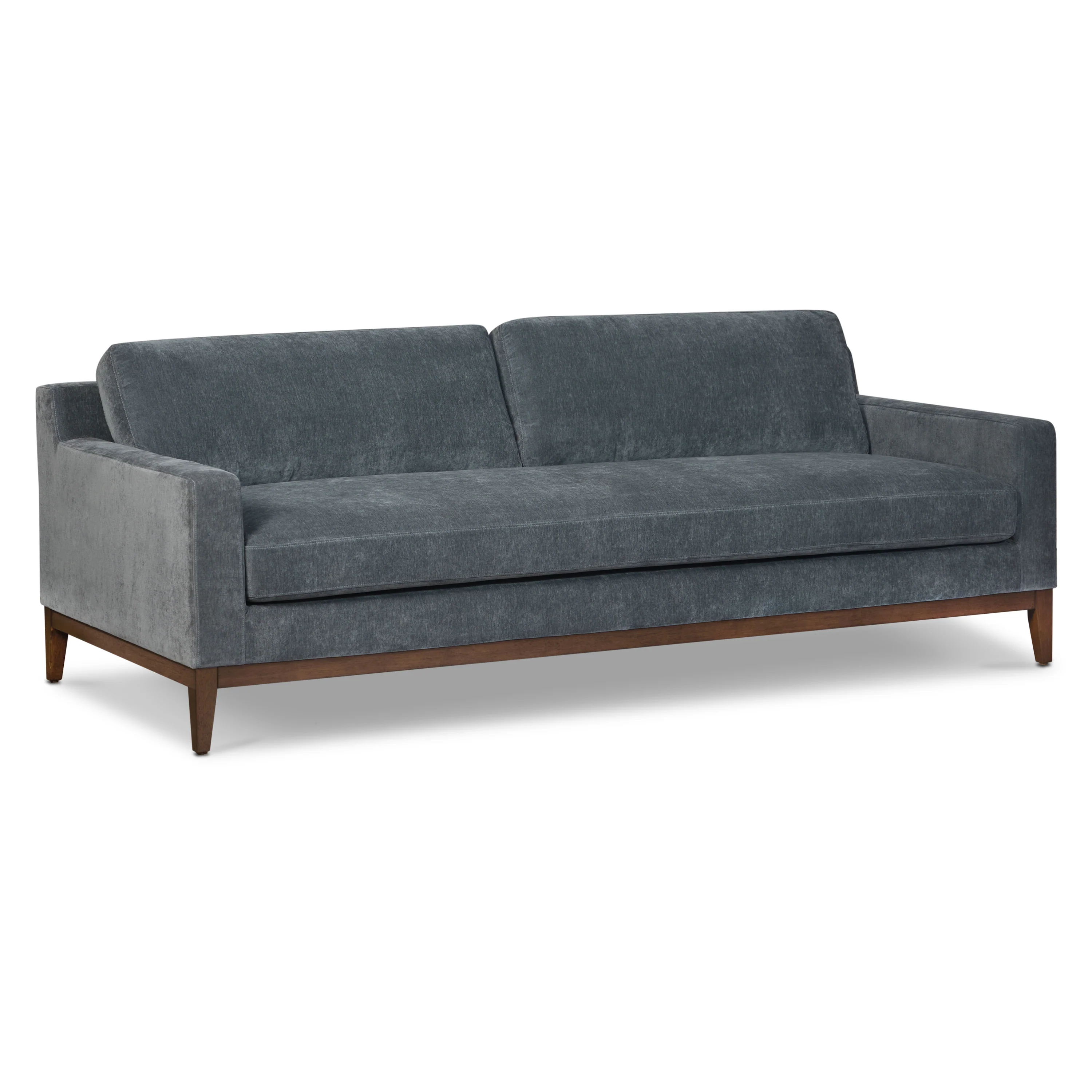 Zyon Velvet Sofa | Boreal Blue - Image 4