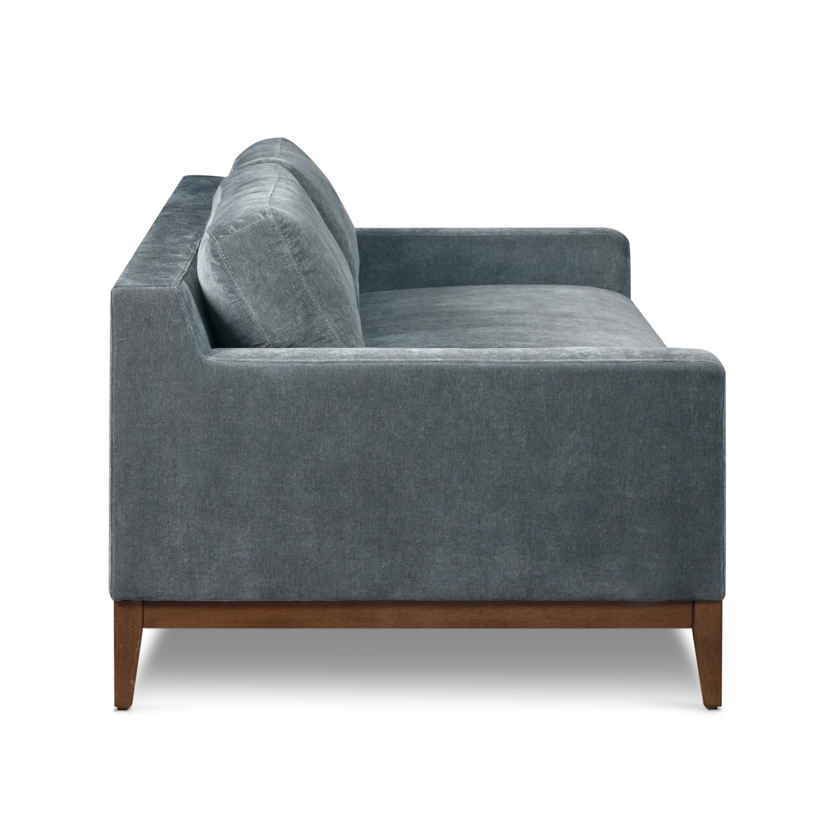 Zyon Velvet Sofa | Boreal Blue - Image 5