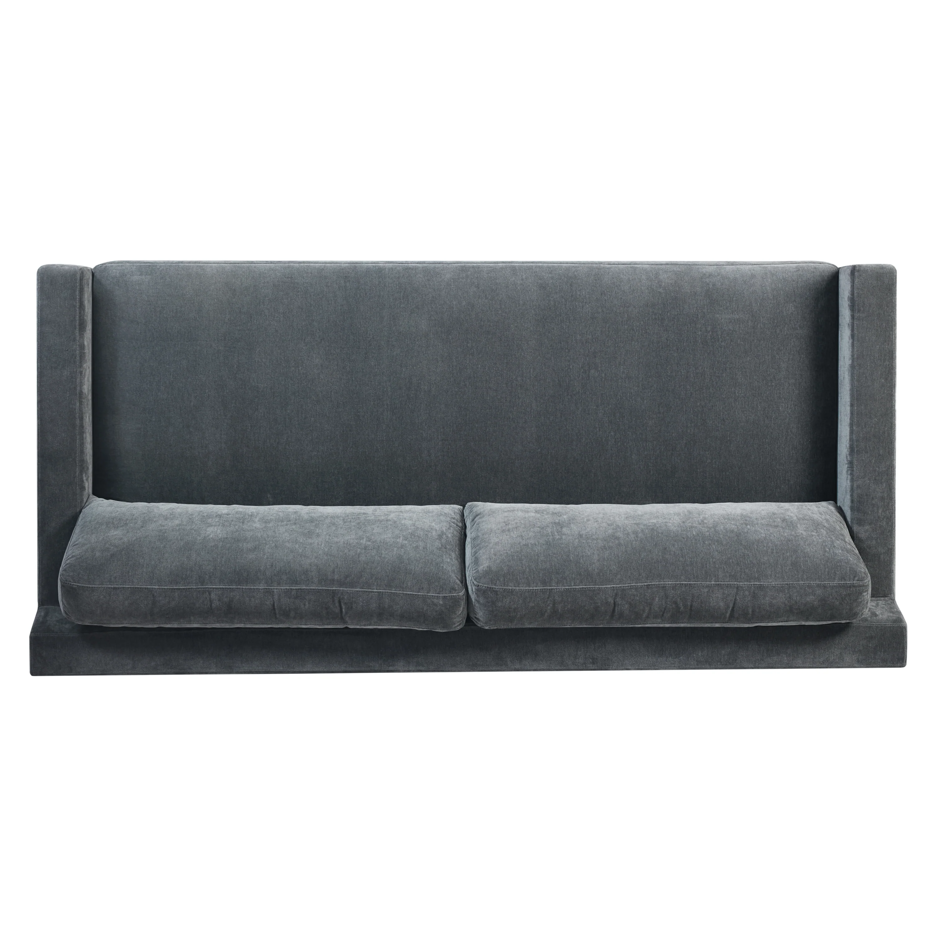Zyon Velvet Sofa | Boreal Blue - Image 8