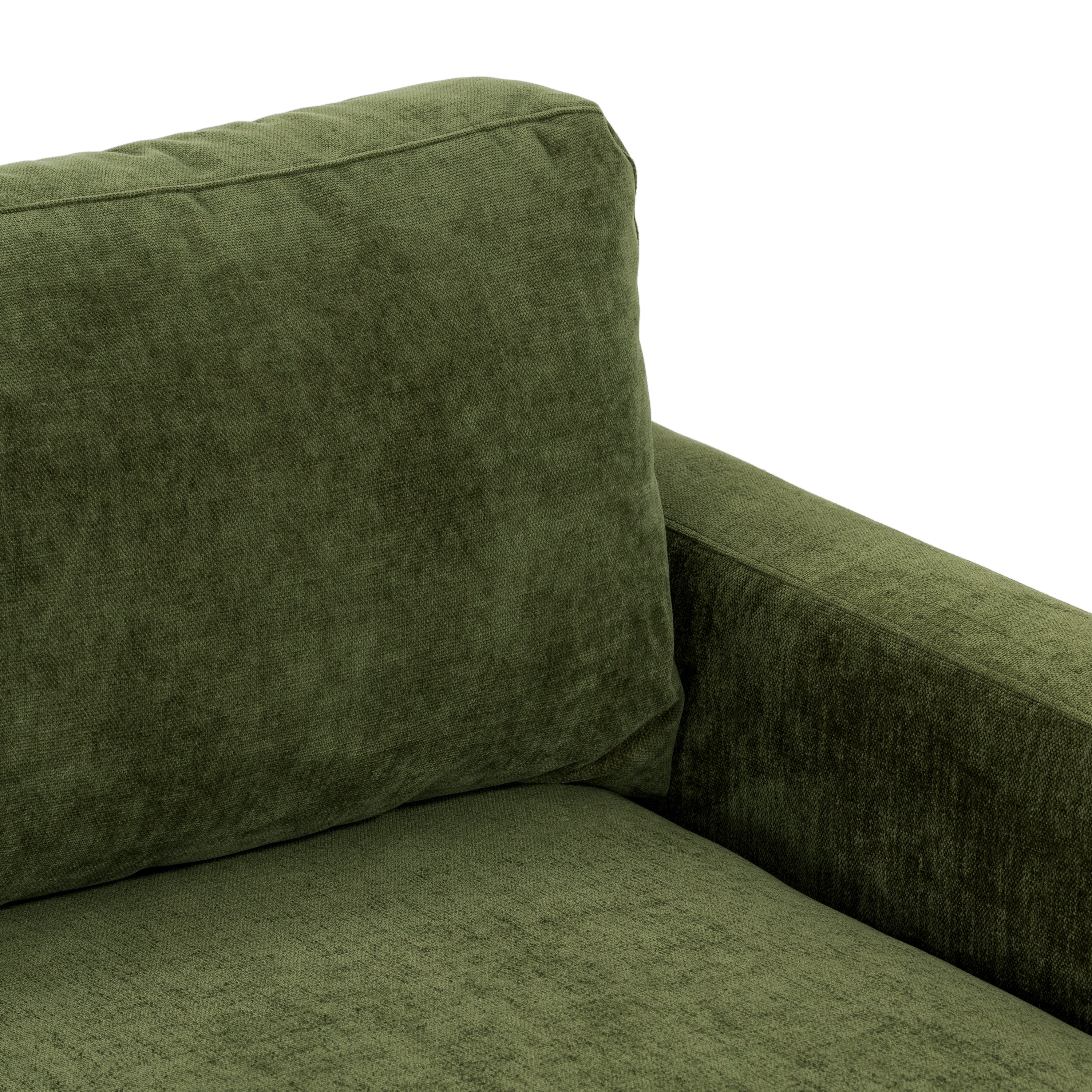 Zyon Velvet Sofa | Distressed Green Velvet - Image 13