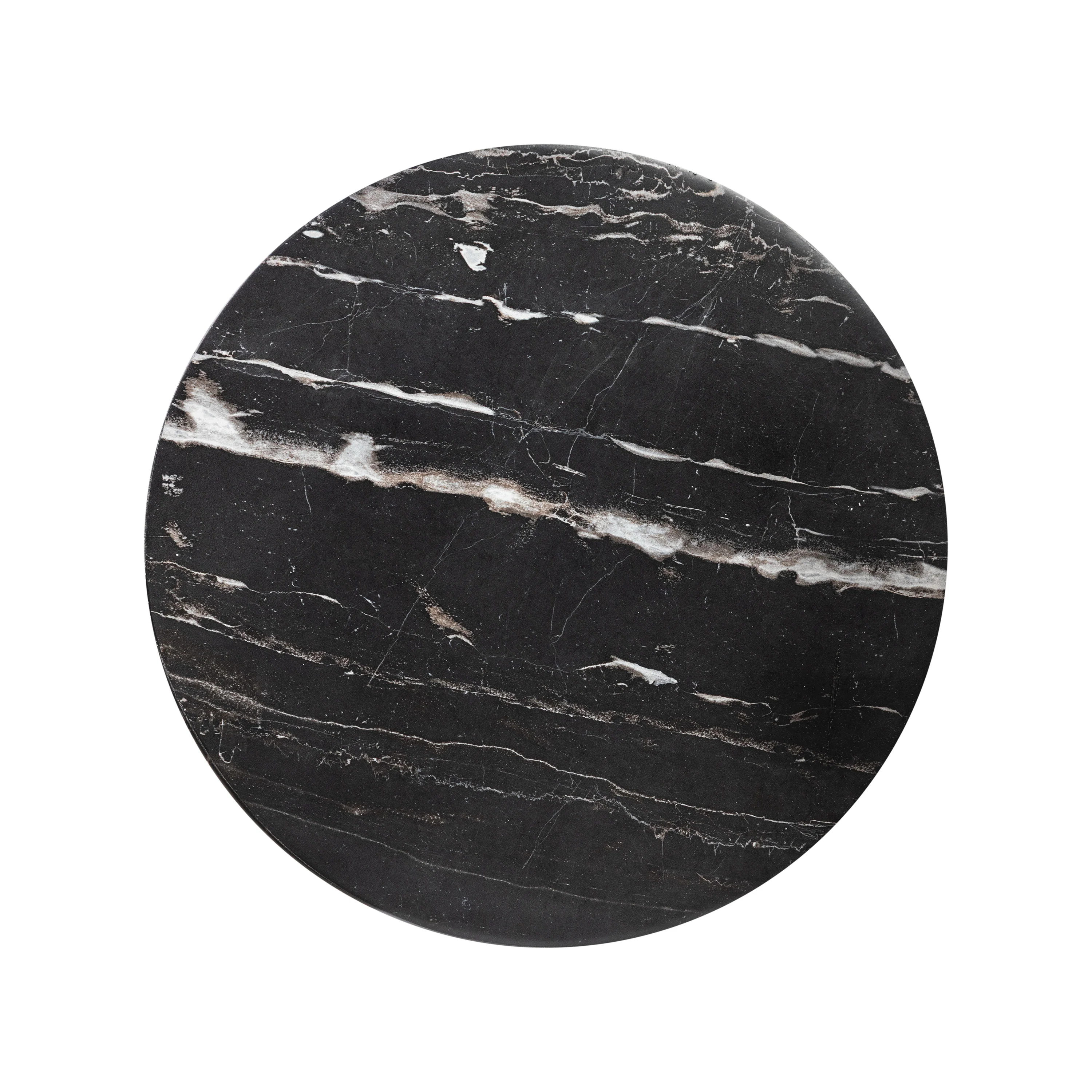Zyra 18" Side Table | Black Marble - Image 5