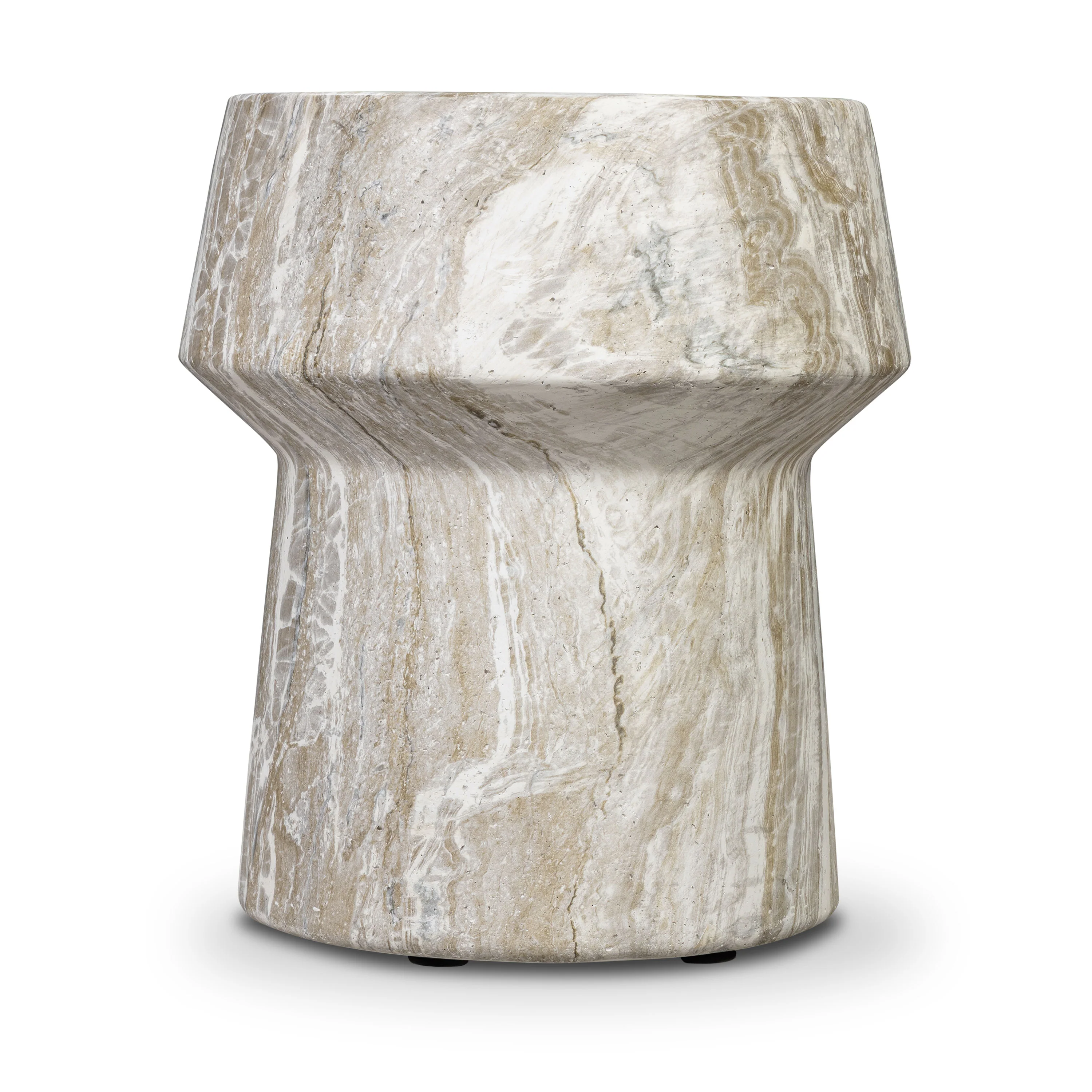 Zyra 18" Side Table | Olivestone Green - Image 3