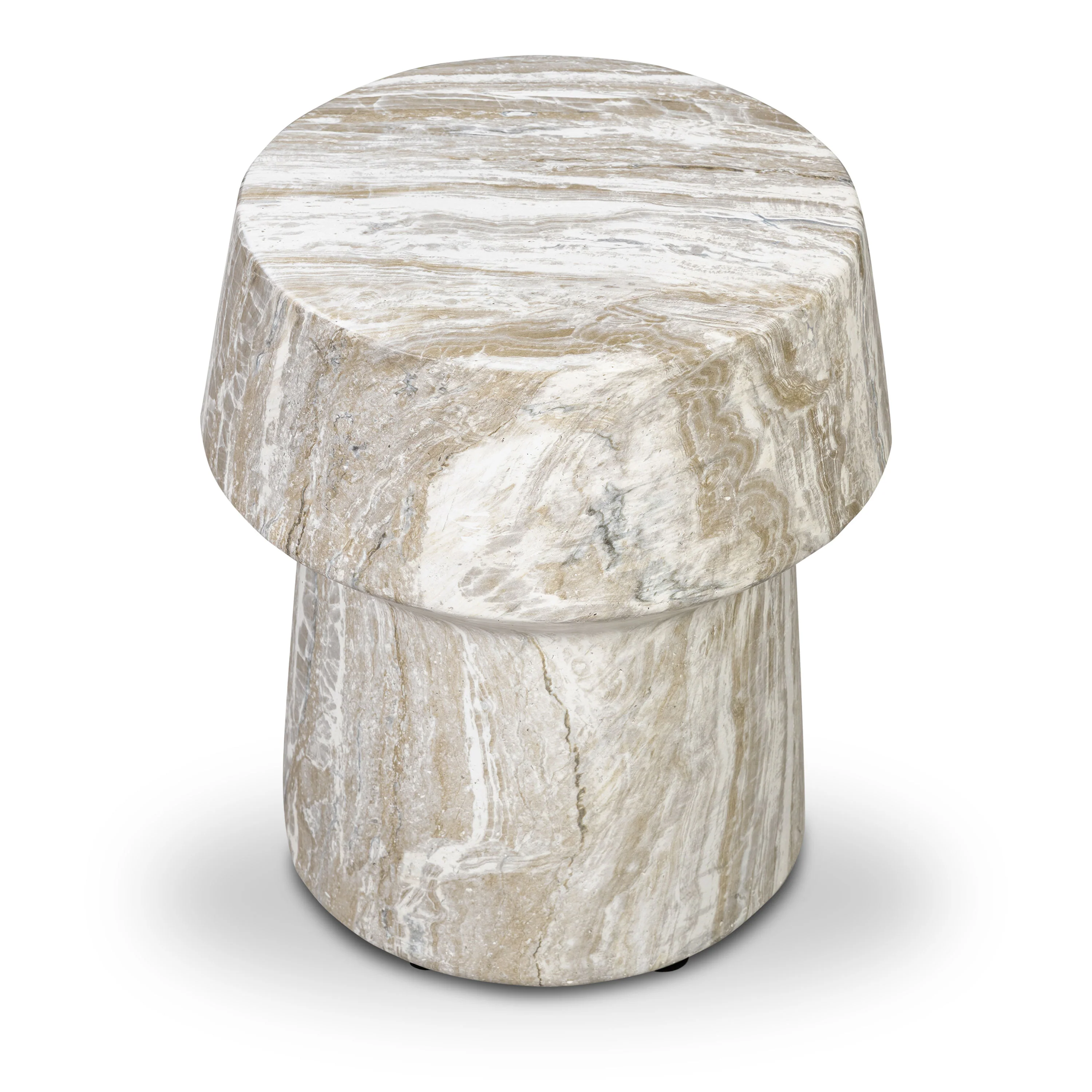 Zyra 18" Side Table | Olivestone Green - Image 4