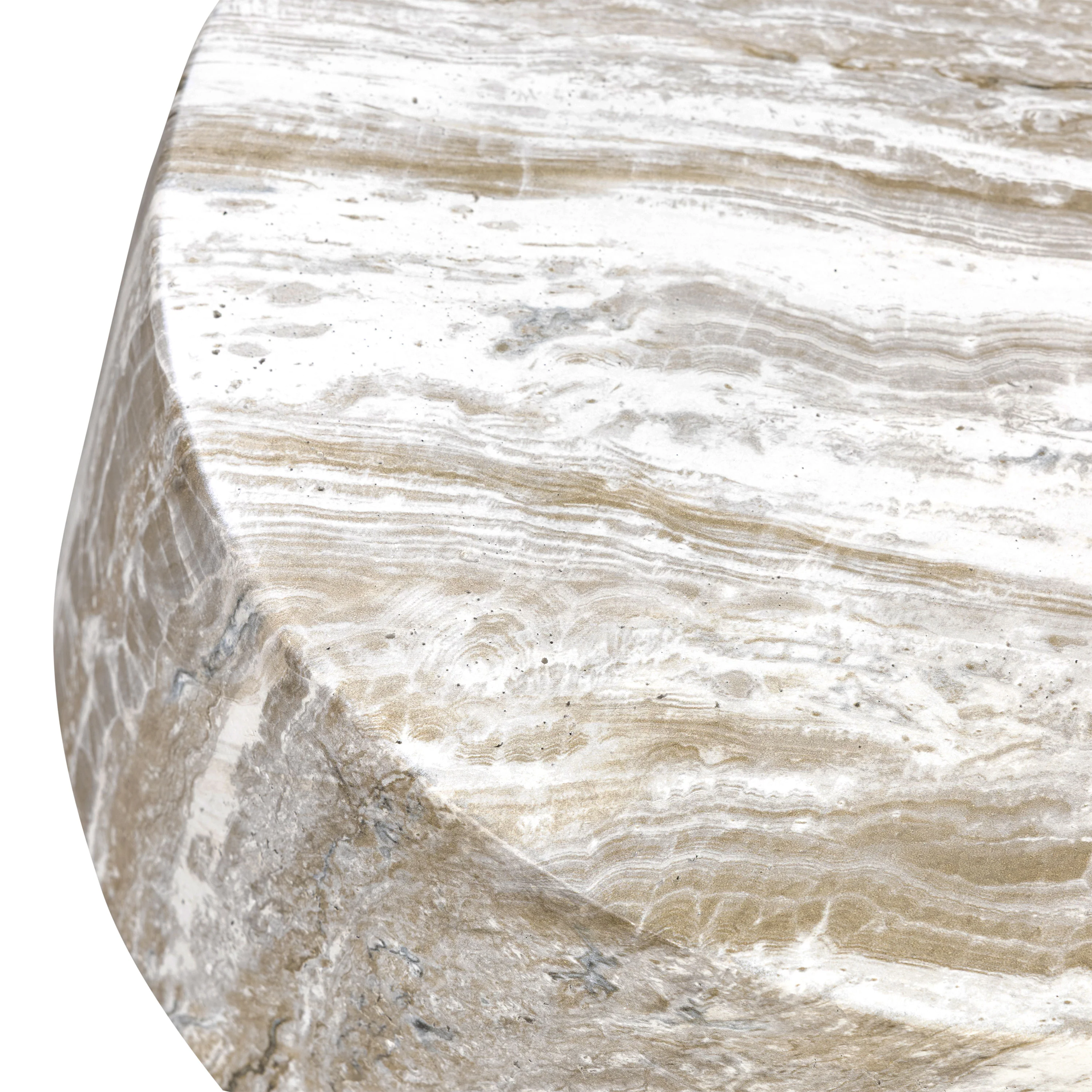 Zyra 18" Side Table | Olivestone Green - Image 6