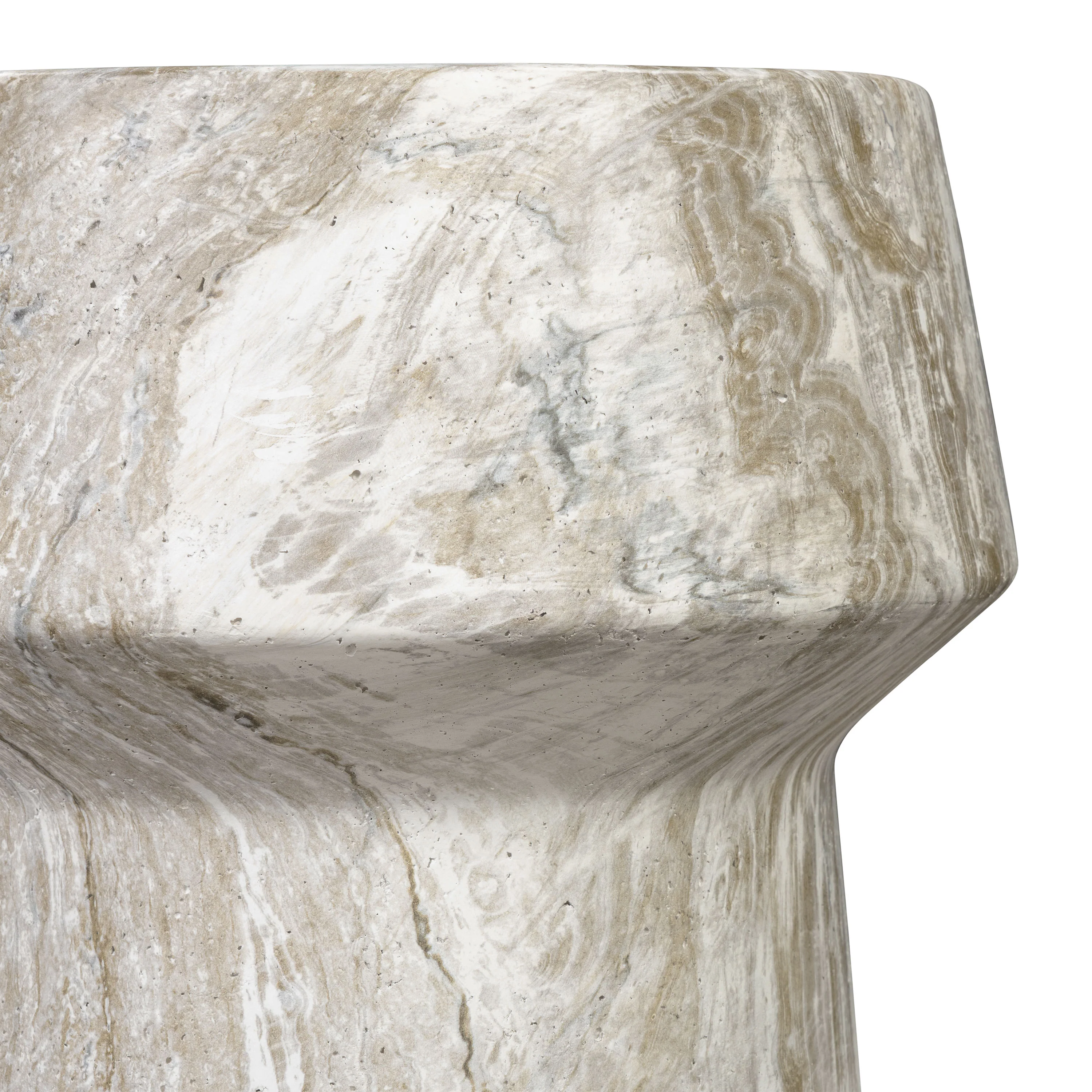 Zyra 18" Side Table | Olivestone Green - Image 7